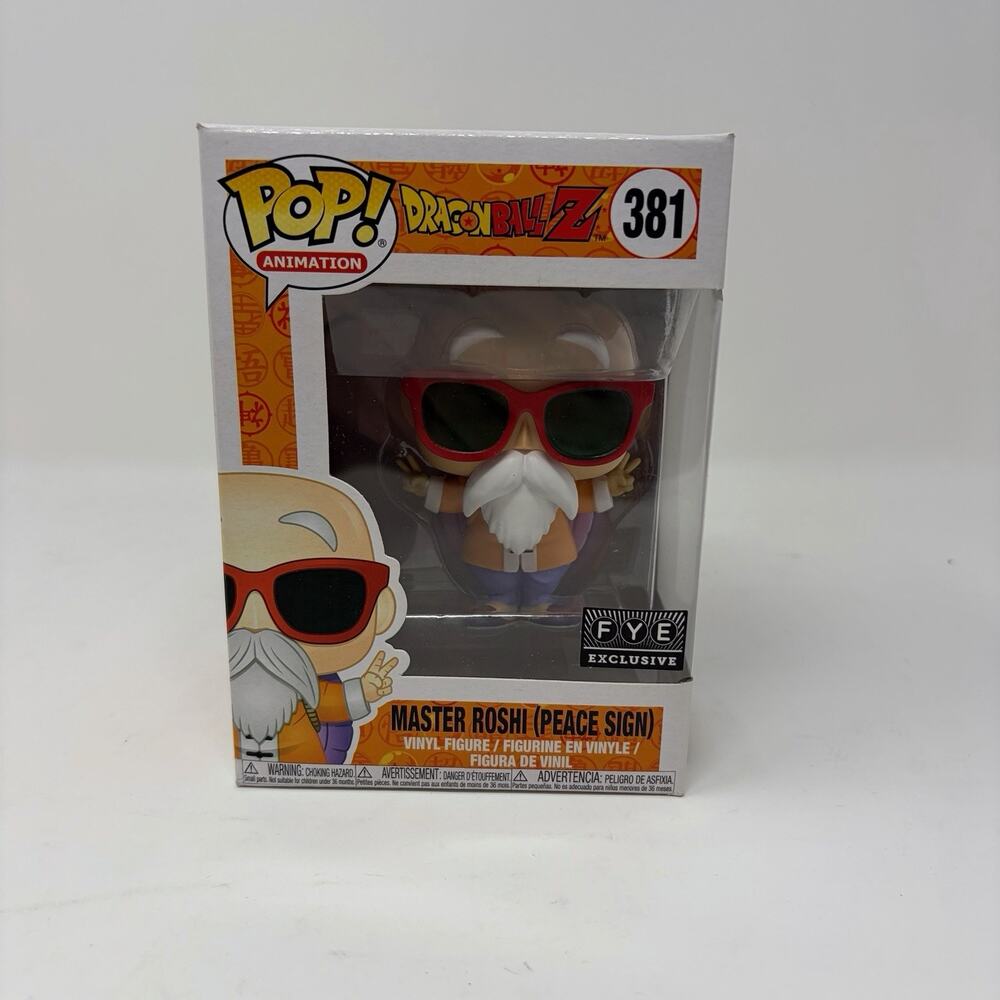 Funko Pop! Vinyl: Dragon Ball - Master Roshi (Peace Sign) - FYE (Exclusive) #381
